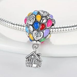 Disney’s Pixar “UP” Balloon House Charm Pendant - Pandora Style